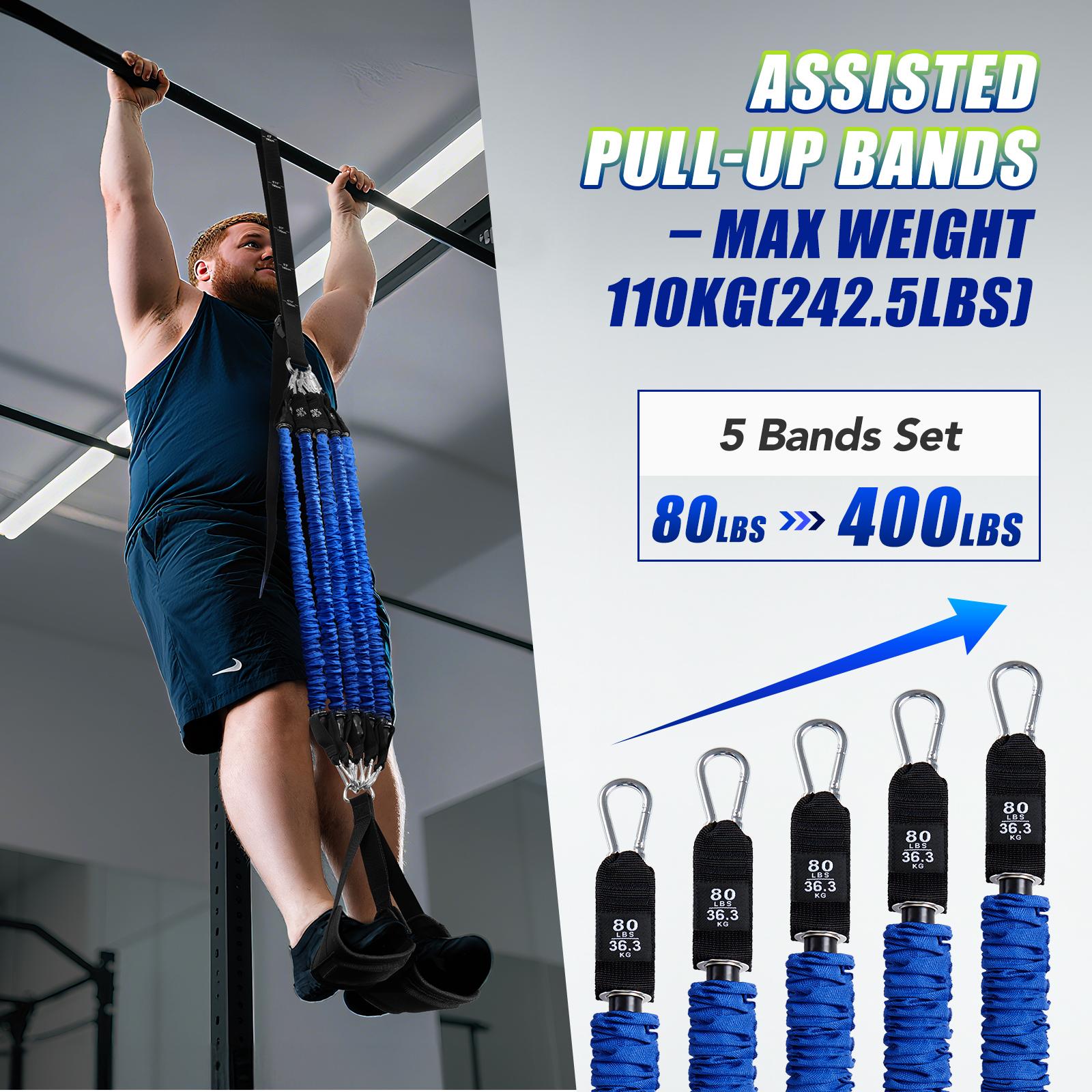 헤비 듀티 풀업 어시스트 밴드 세트 4x80lbs 조절 - Sports Equipment Names 리뷰 및 가격