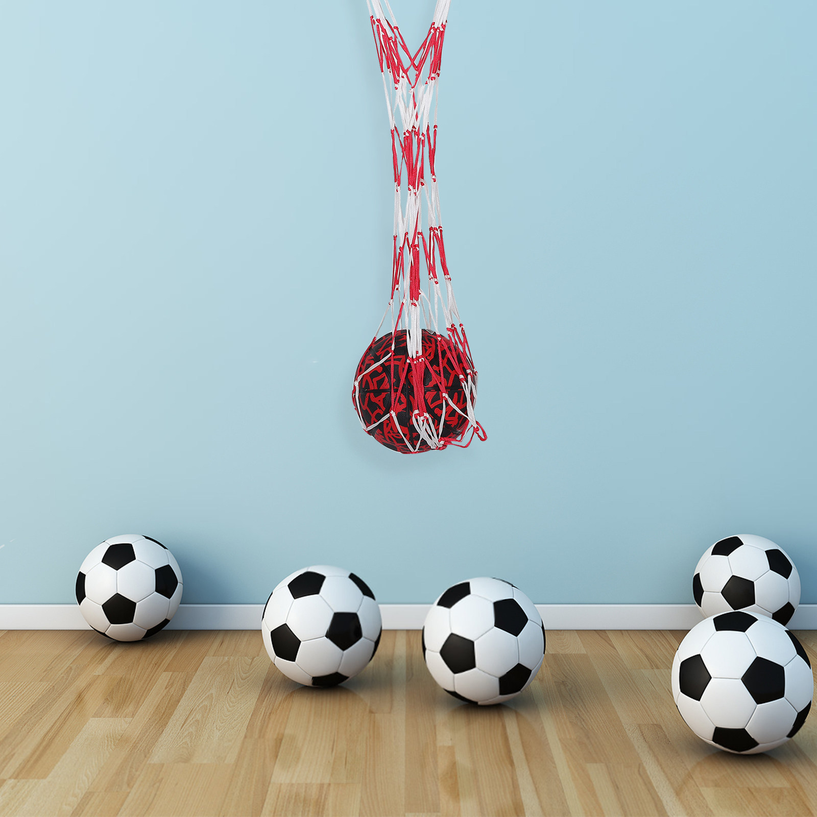 메쉬 볼 보관 가방 휴대용 운반 스트랩 농구 축구 배구 - Sports Equipment Basketball 리뷰 및 가격