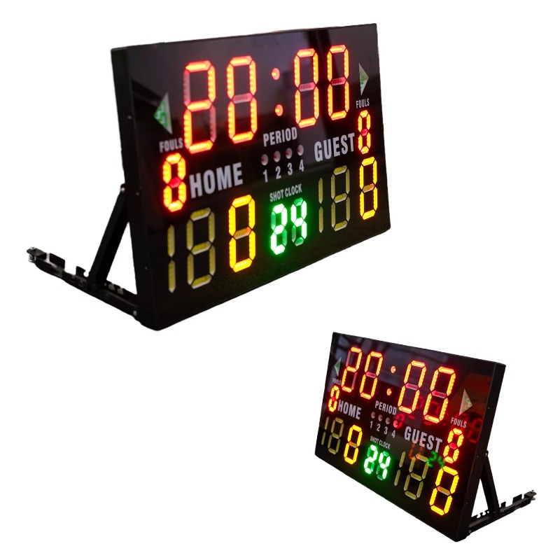 다기능 전자식 레드 농구 스코어보드 무선 충전식 실내  - Sports Equipment Basketball 리뷰 및 가격