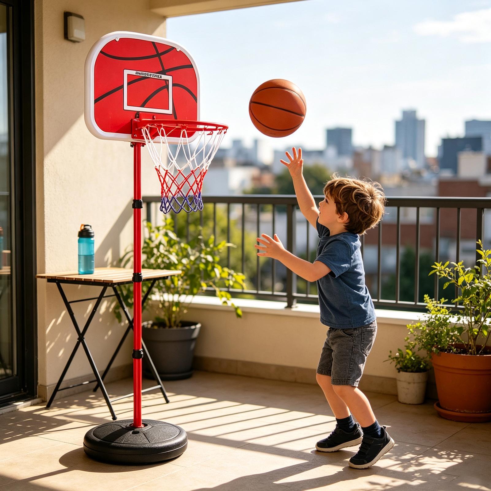 어린이를 위한 농구대와 스탠드, 3개의 공과 펌프 포함 - Sports Equipment Basketball 리뷰 및 가격