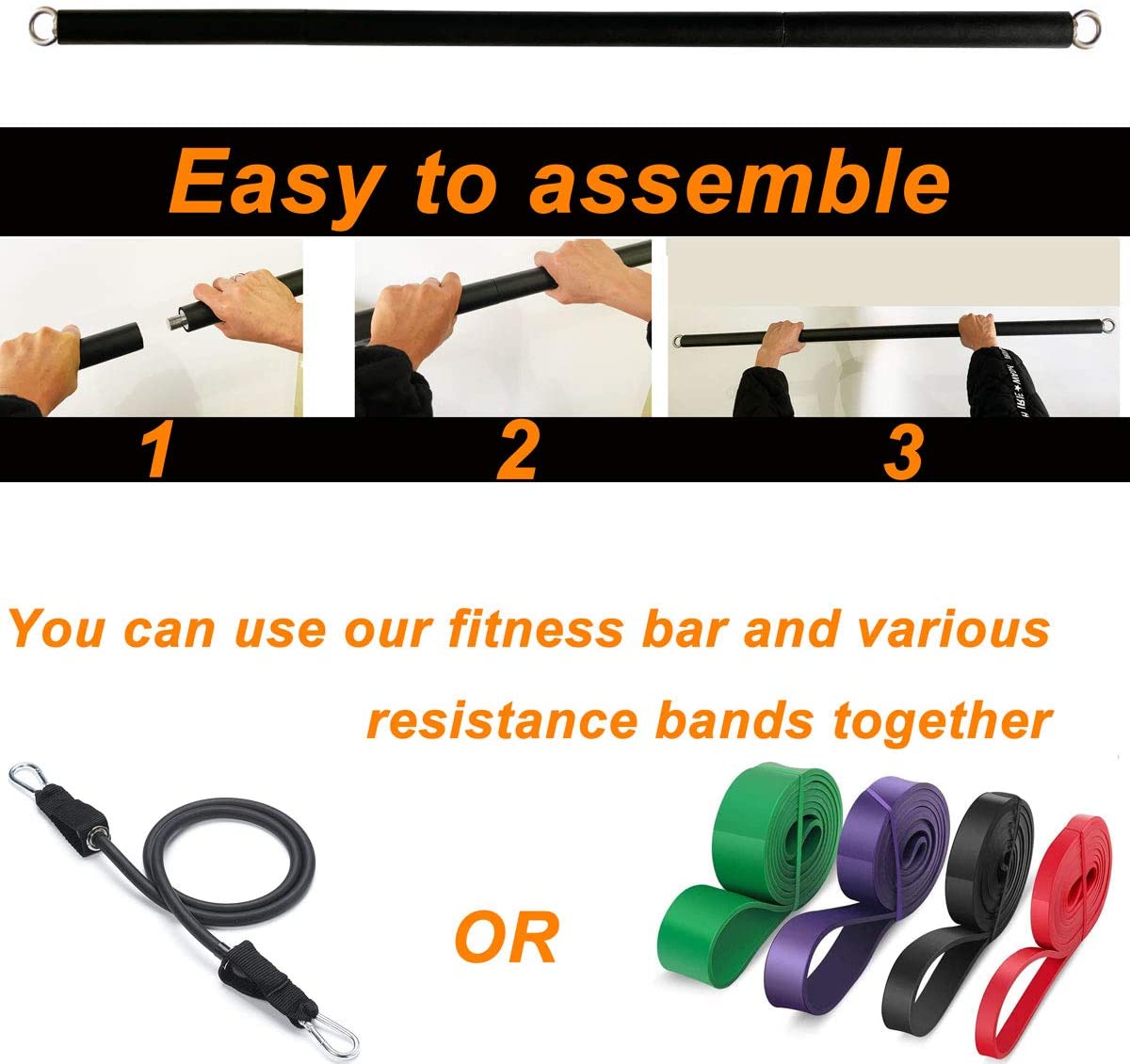 150lb 피트니스 부티 저항 탄성 밴드 운동 훈련 홈 - Sports Equipment Names 리뷰 및 가격